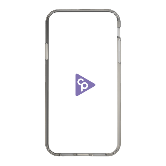 Slim Protection Case［ オリジナル - caseplayロゴ - Purple/C ］