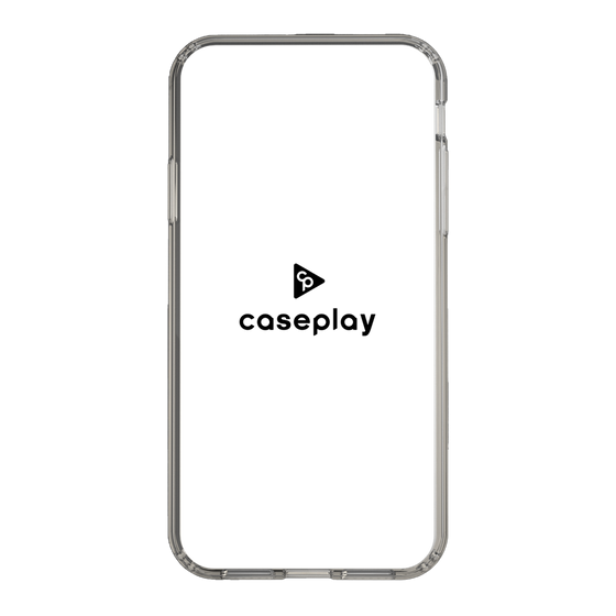 Slim Protection Case［ オリジナル - caseplayロゴ - ブラック/D ］