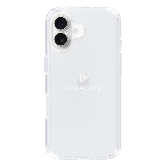 Slim Protection Case［ オリジナル - caseplayロゴ - ホワイト/D ］