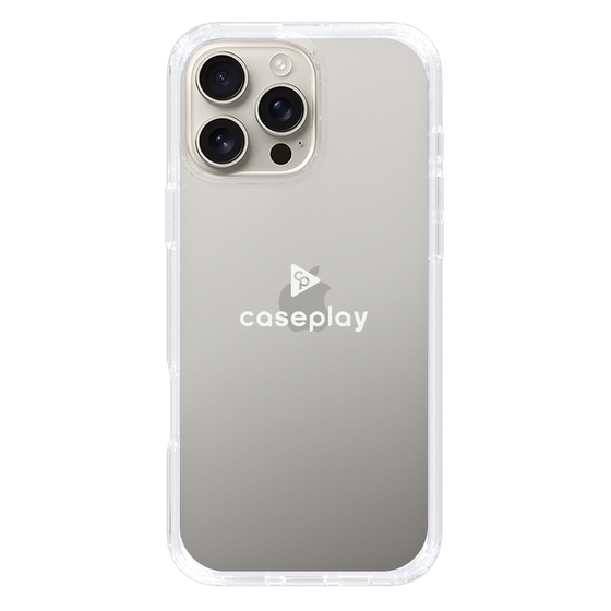 Slim Protection Case［ オリジナル - caseplayロゴ - ホワイト/D ］