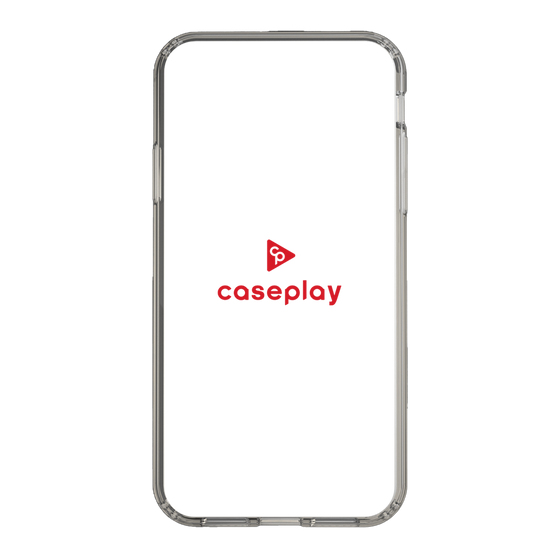 Slim Protection Case［ オリジナル - caseplayロゴ - レッド/D ］
