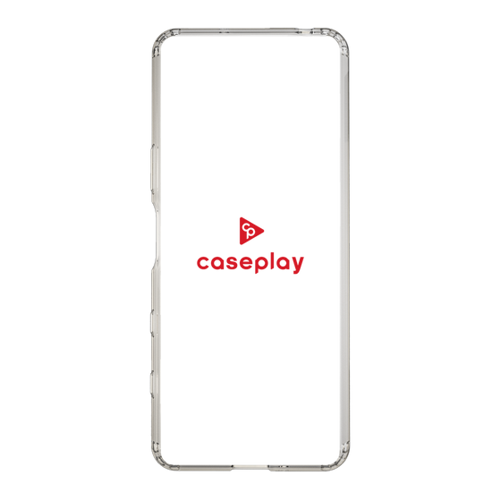 Slim Protection Case［ オリジナル - caseplayロゴ - レッド/D ］