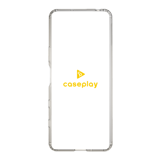 Slim Protection Case［ オリジナル - caseplayロゴ - イエロー/D ］