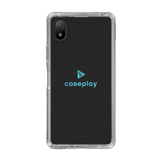 Slim Protection Case［ オリジナル - caseplayロゴ - ライトブルー/D ］