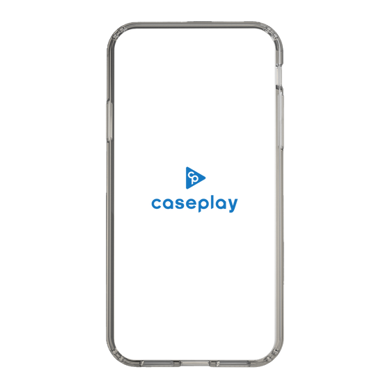 Slim Protection Case［ オリジナル - caseplayロゴ - Blue/D ］