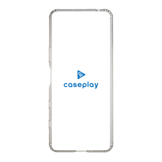 Slim Protection Case［ オリジナル - caseplayロゴ - Blue/D ］