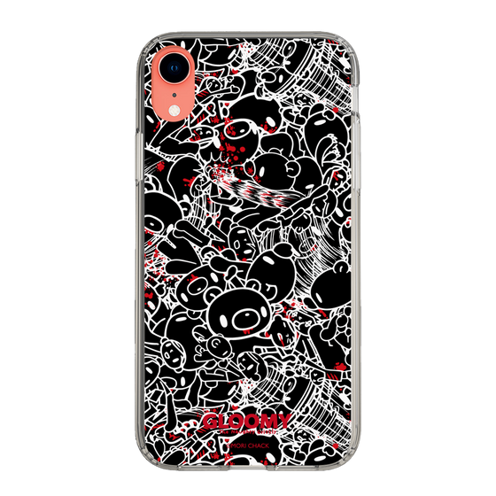 Slim Protection Case［ Gloomy - Pattern - Black ］