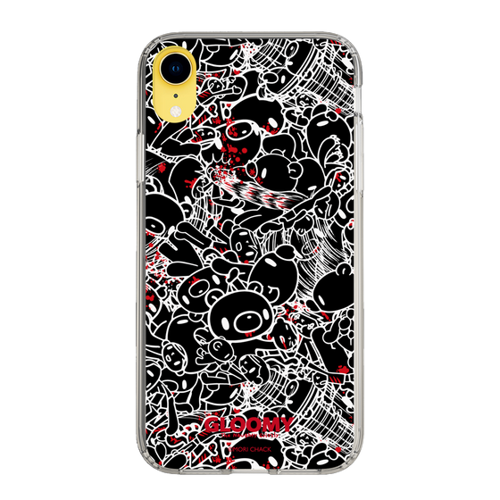 Slim Protection Case［ Gloomy - Pattern - Black ］