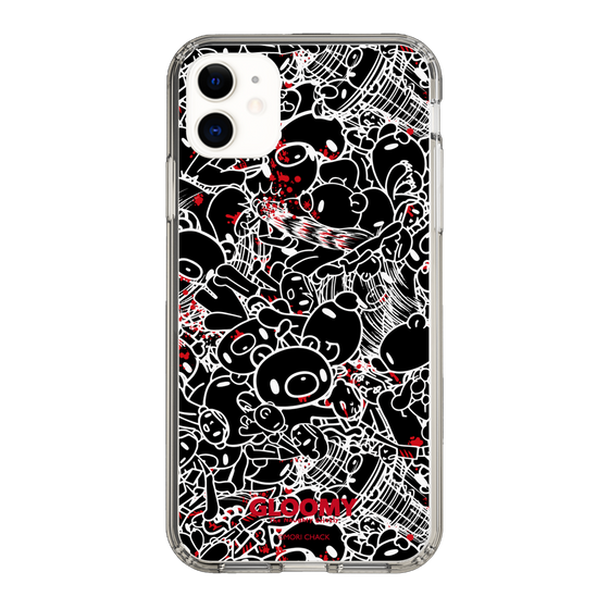 Slim Protection Case［ Gloomy - Pattern - Black ］