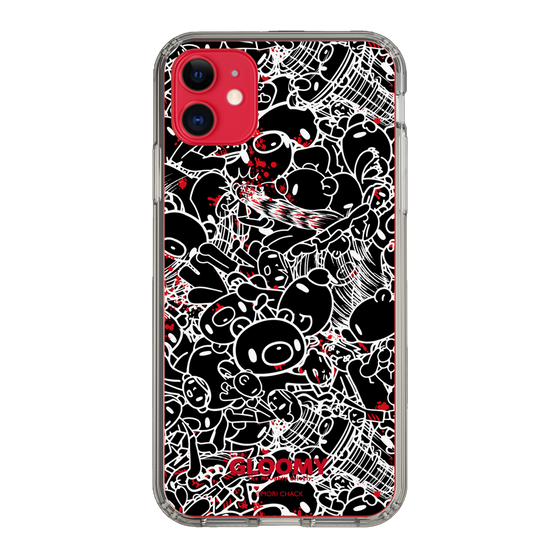 Slim Protection Case［ Gloomy - Pattern - Black ］