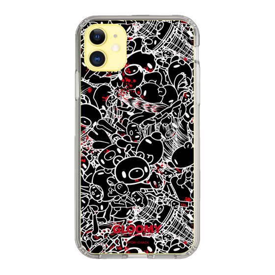 Slim Protection Case［ Gloomy - Pattern - Black ］