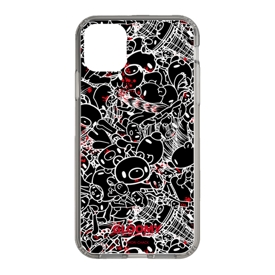 Slim Protection Case［ Gloomy - Pattern - Black ］