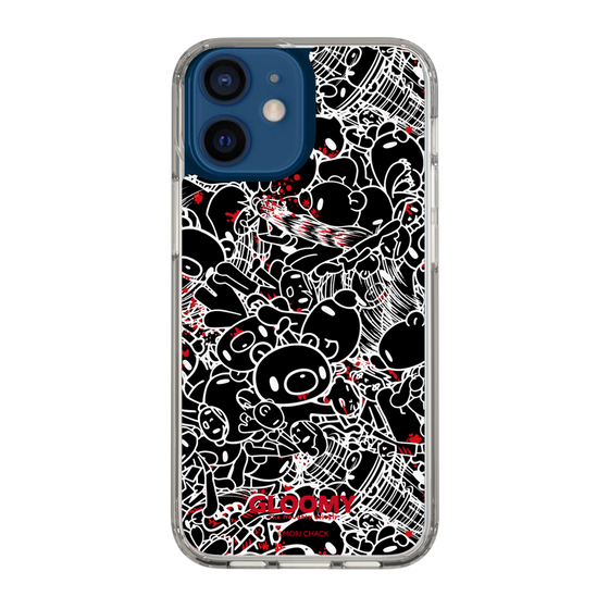 Slim Protection Case［ Gloomy - Pattern - Black ］