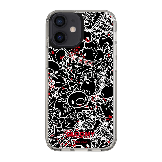 Slim Protection Case［ Gloomy - Pattern - Black ］