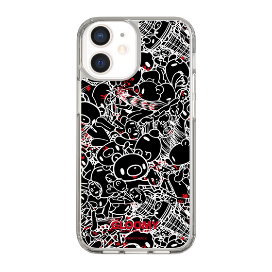 Slim Protection Case［ Gloomy - Pattern - Black ］