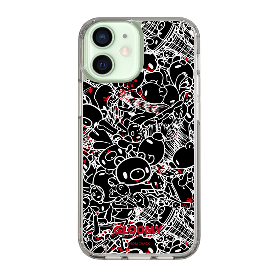 Slim Protection Case［ Gloomy - Pattern - Black ］