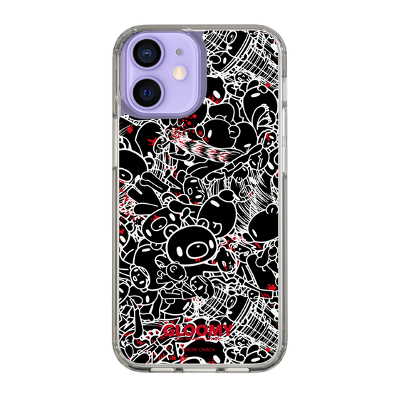 Slim Protection Case［ Gloomy - Pattern - Black ］