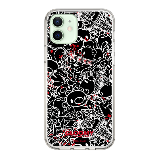 Slim Protection Case［ Gloomy - Pattern - Black ］