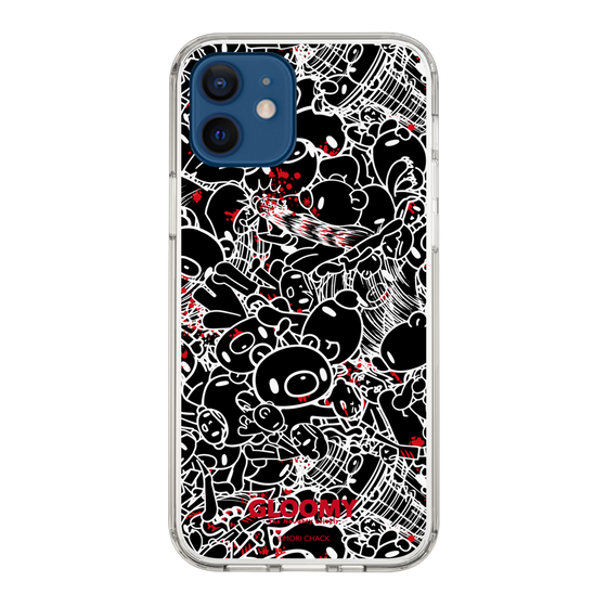 Slim Protection Case［ Gloomy - Pattern - Black ］