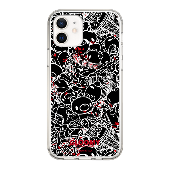 Slim Protection Case［ Gloomy - Pattern - Black ］
