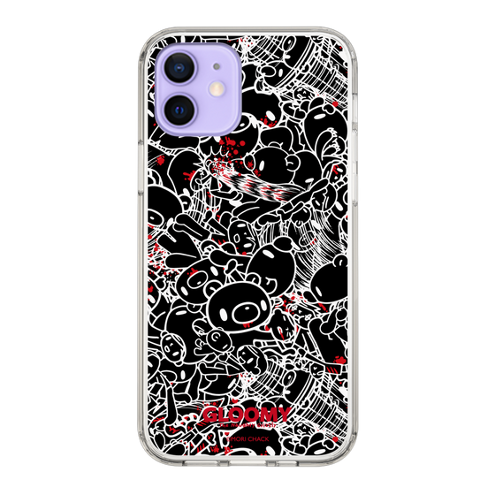 Slim Protection Case［ Gloomy - Pattern - Black ］