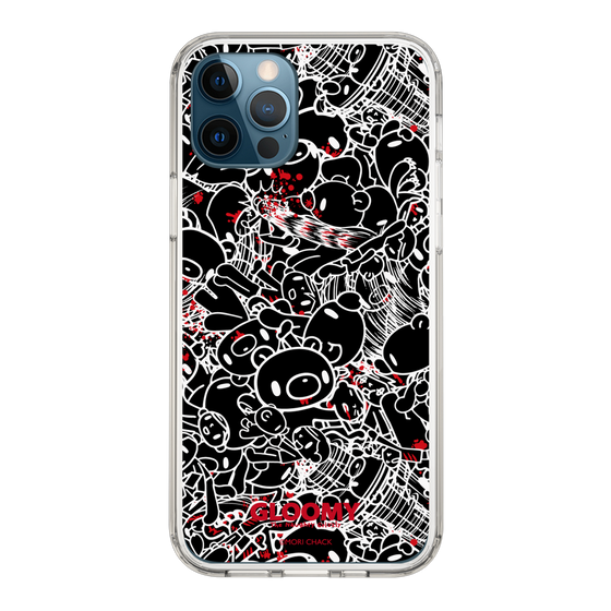 Slim Protection Case［ Gloomy - Pattern - Black ］