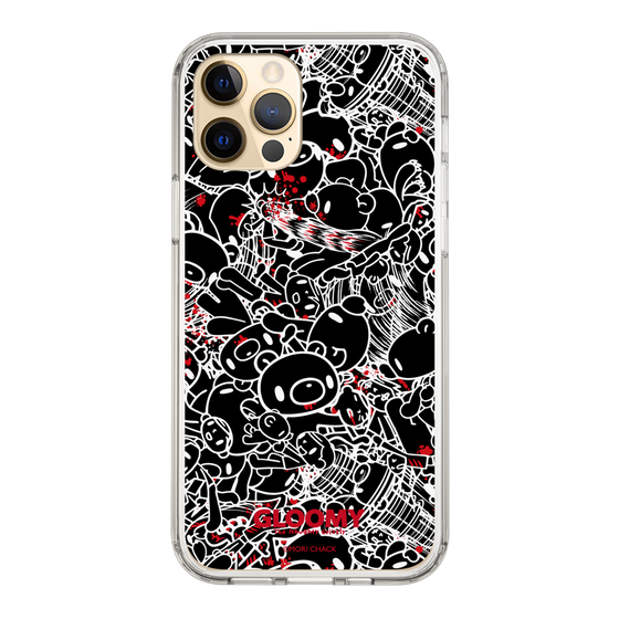 Slim Protection Case［ Gloomy - Pattern - Black ］