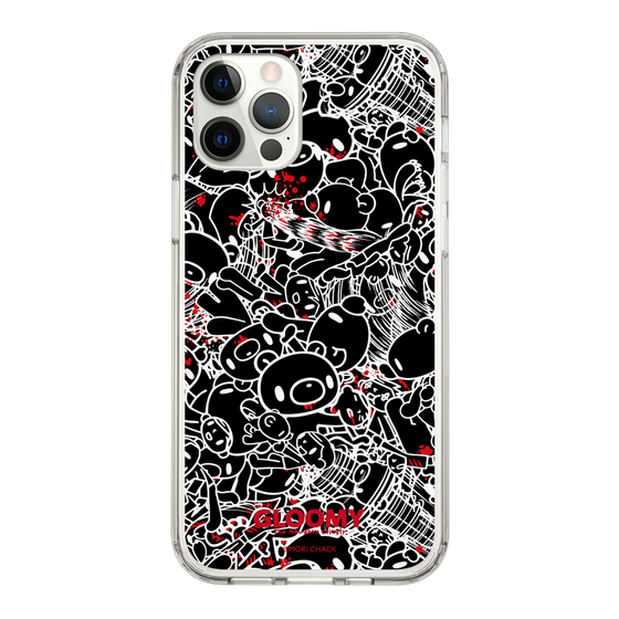 Slim Protection Case［ Gloomy - Pattern - Black ］