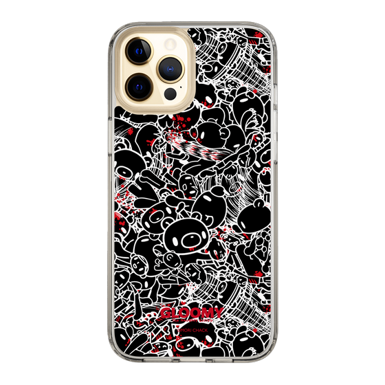 Slim Protection Case［ Gloomy - Pattern - Black ］