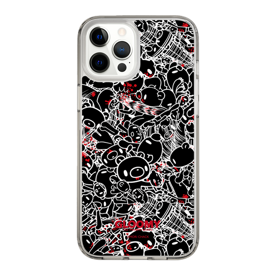 Slim Protection Case［ Gloomy - Pattern - Black ］