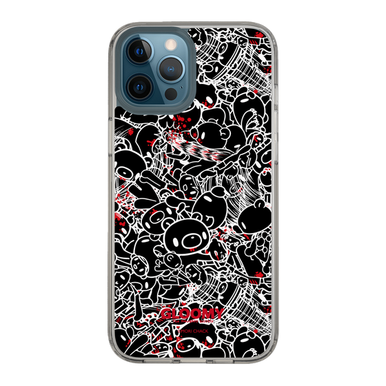 Slim Protection Case［ Gloomy - Pattern - Black ］