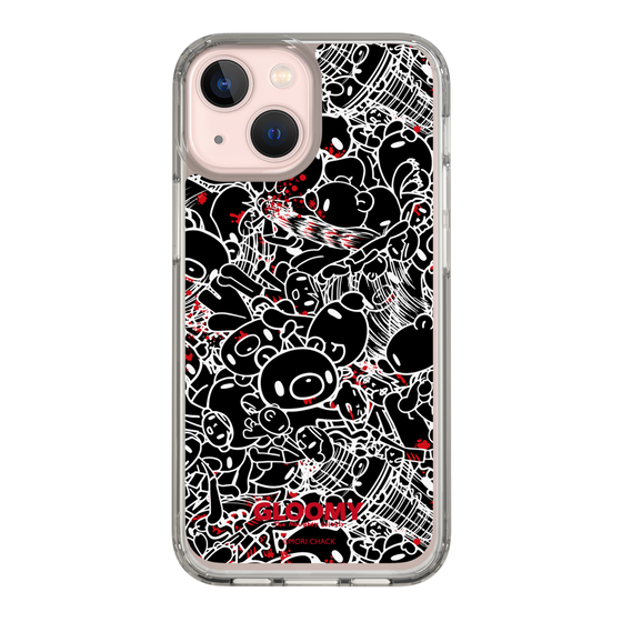 Slim Protection Case［ Gloomy - Pattern - Black ］