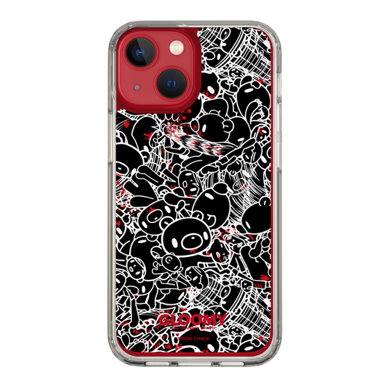 Slim Protection Case［ Gloomy - Pattern - Black ］