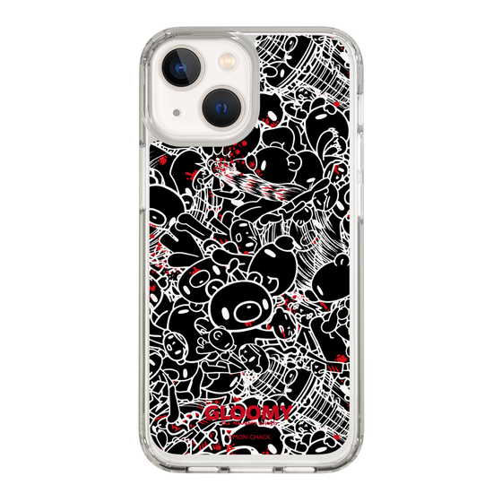 Slim Protection Case［ Gloomy - Pattern - Black ］