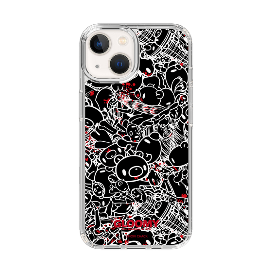 Slim Protection Case［ Gloomy - Pattern - Black ］