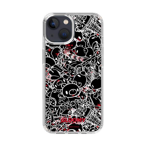 Slim Protection Case［ Gloomy - Pattern - Black ］