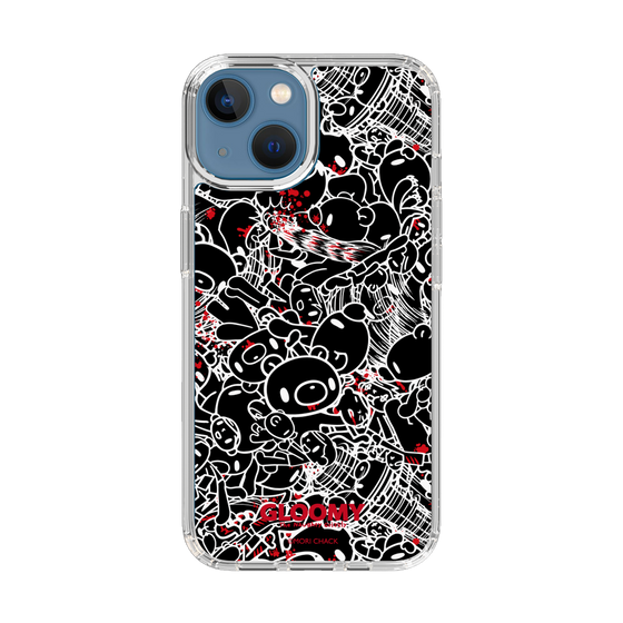Slim Protection Case［ Gloomy - Pattern - Black ］
