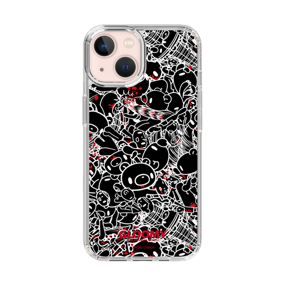 Slim Protection Case［ Gloomy - Pattern - Black ］