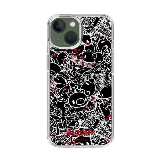 Slim Protection Case［ Gloomy - Pattern - Black ］