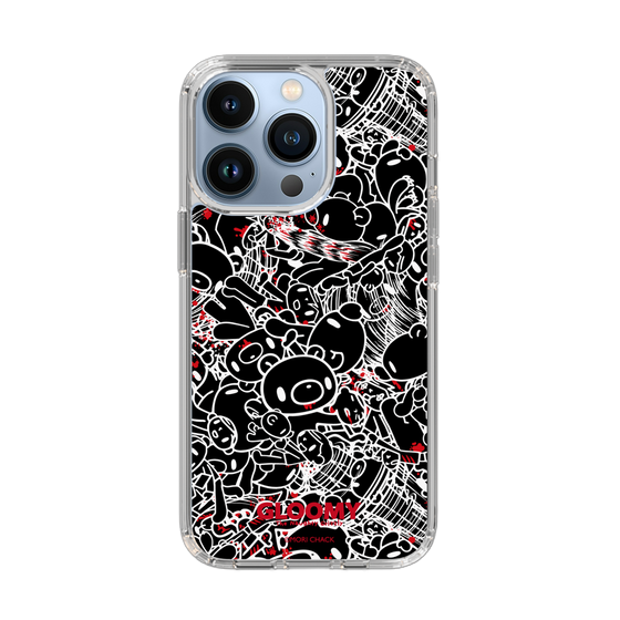Slim Protection Case［ Gloomy - Pattern - Black ］