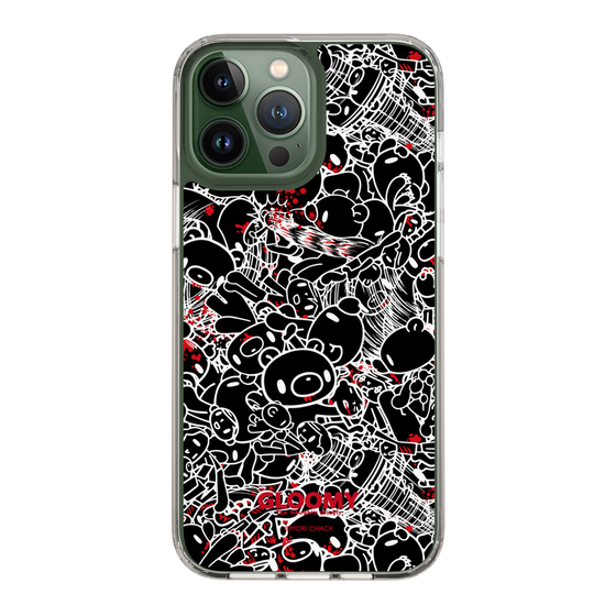 Slim Protection Case［ Gloomy - Pattern - Black ］
