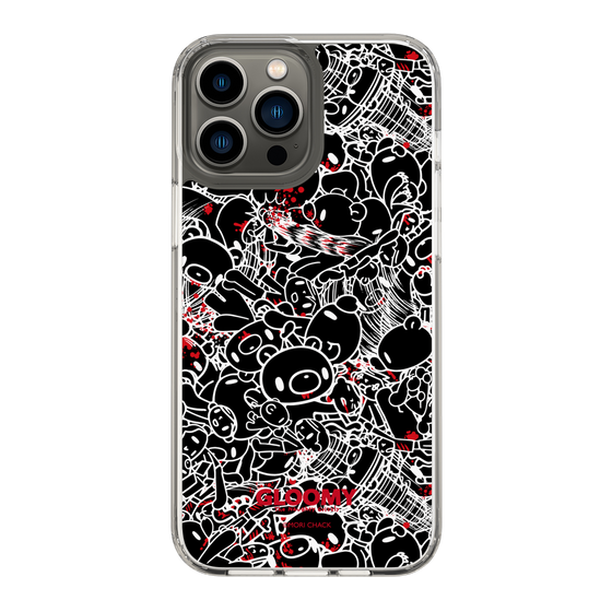 Slim Protection Case［ Gloomy - Pattern - Black ］