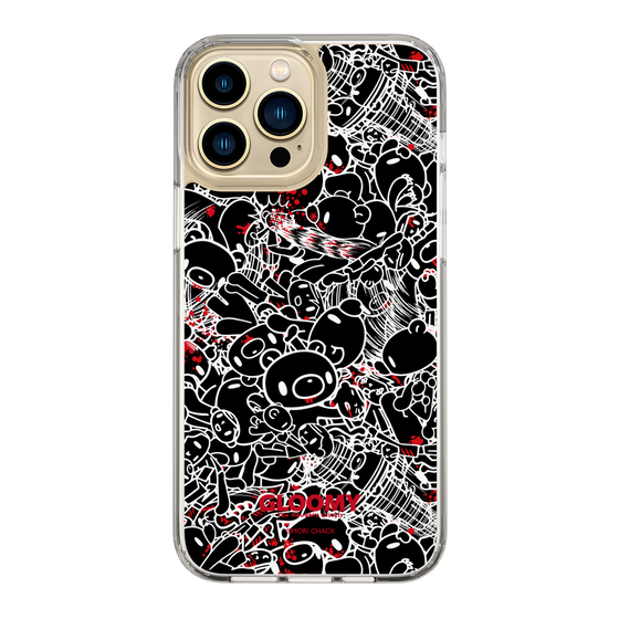 Slim Protection Case［ Gloomy - Pattern - Black ］