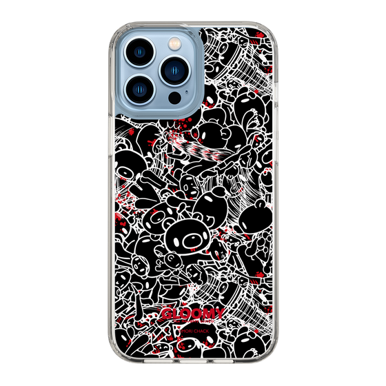 Slim Protection Case［ Gloomy - Pattern - Black ］