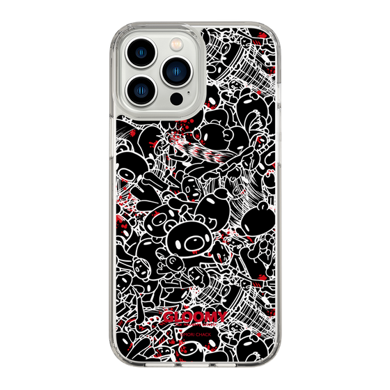 Slim Protection Case［ Gloomy - Pattern - Black ］