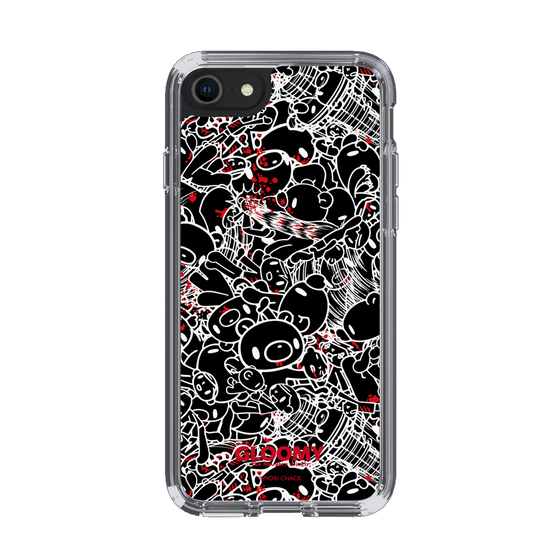 Slim Protection Case［ Gloomy - Pattern - Black ］