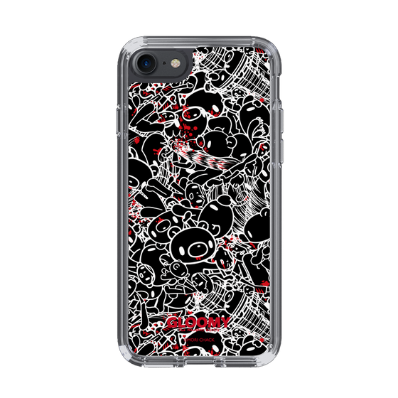 Slim Protection Case［ Gloomy - Pattern - Black ］