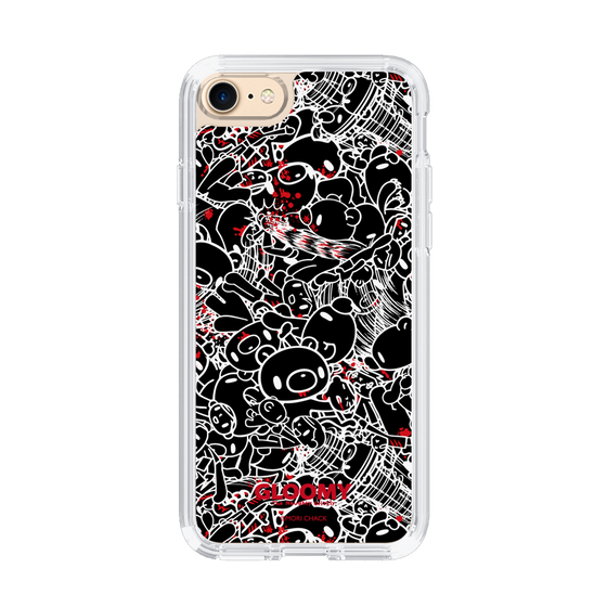 Slim Protection Case［ Gloomy - Pattern - Black ］