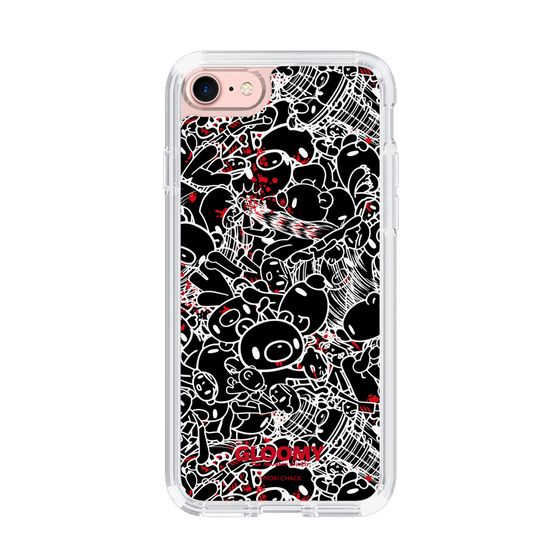 Slim Protection Case［ Gloomy - Pattern - Black ］
