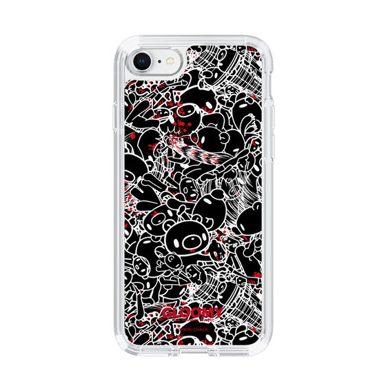 Slim Protection Case［ Gloomy - Pattern - Black ］